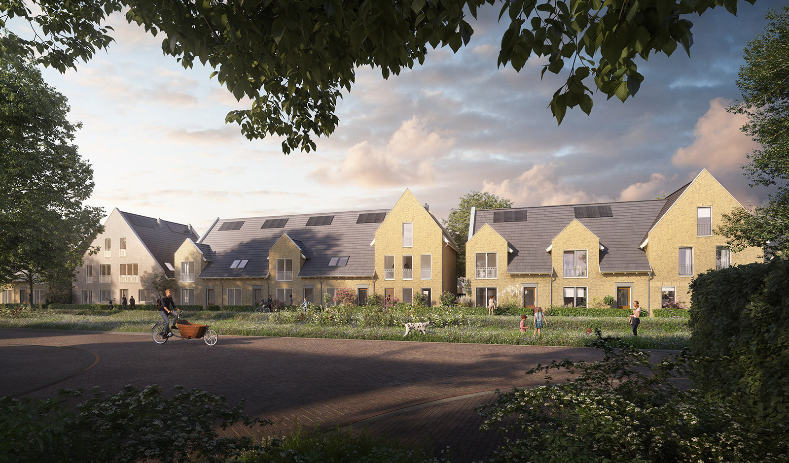 Drie-onder-een-kap woning